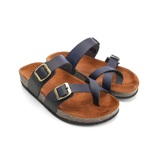 Classic Toe-Loop Sandal — Dark Navy Blue
