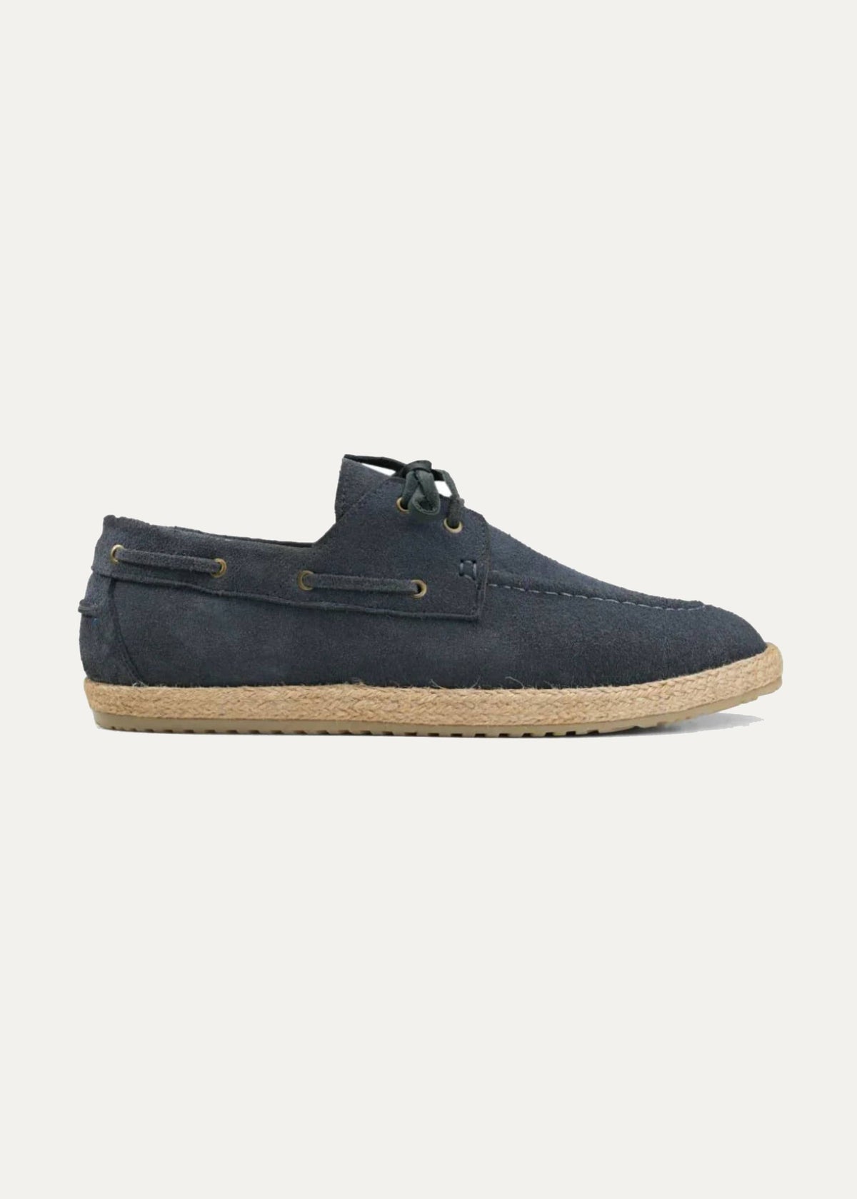 Suede Boat Espadrille — Blue