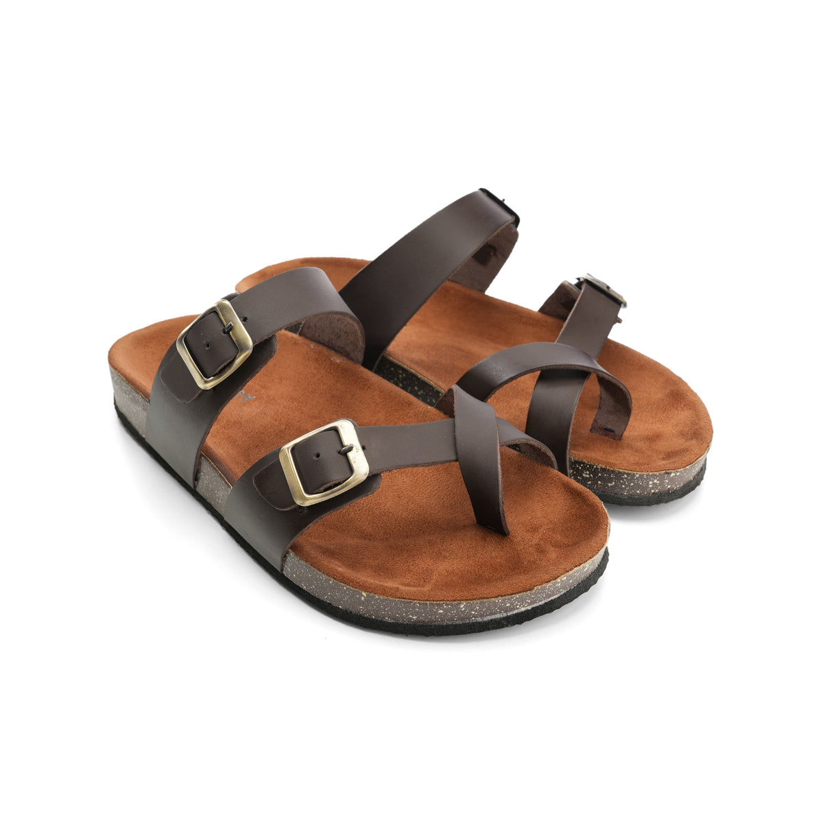 Classic Toe-Loop Sandal — Brown