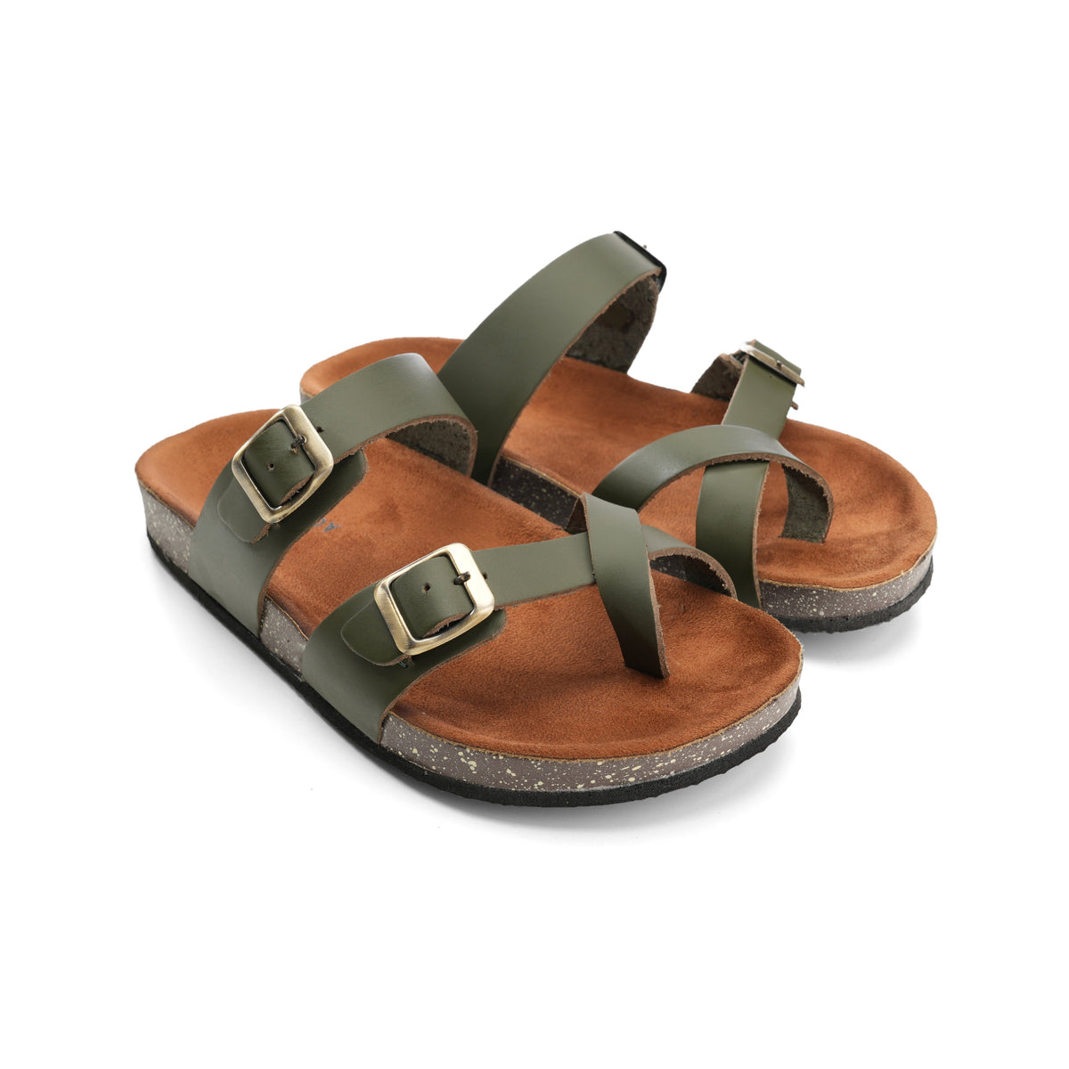 Classic Toe-Loop Sandal — Olive