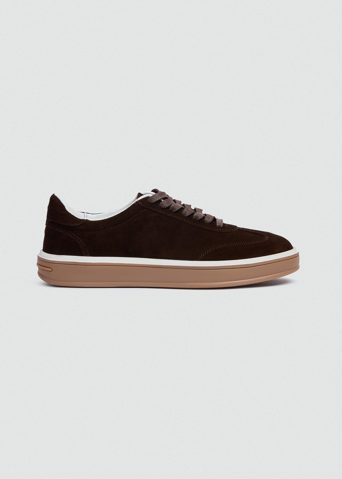 Retro Suede Sneaker — Brown