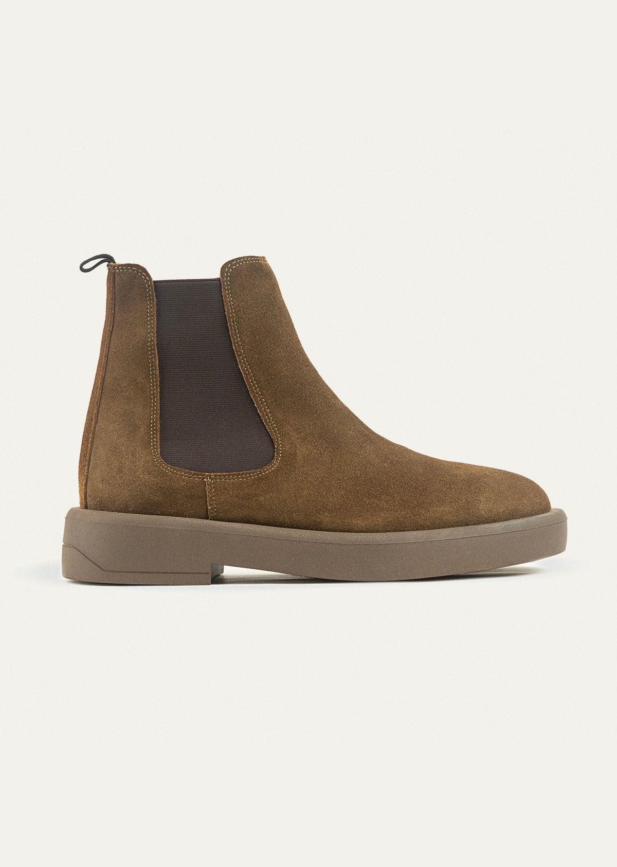 Luxe Leather Chelsea Boot — Olive