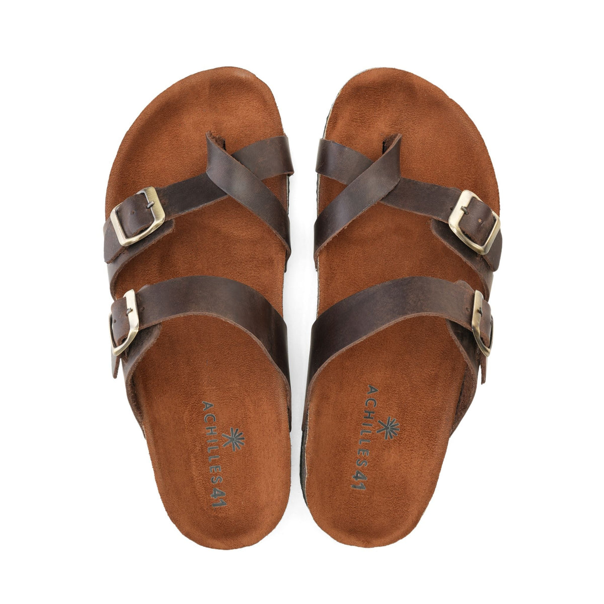 Classic Toe-Loop Sandal — Brown