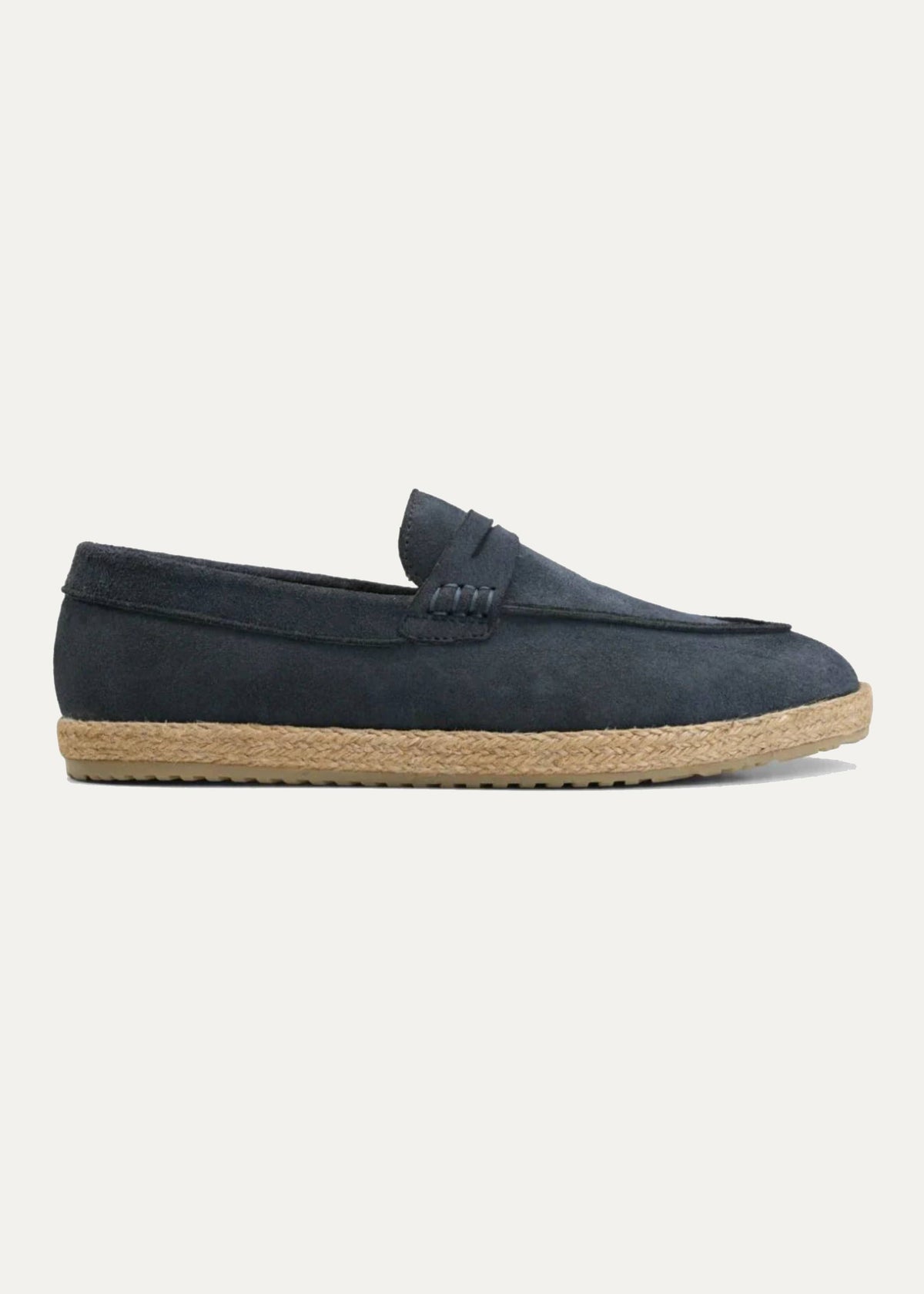 Penny Suede Espadrille — Blue