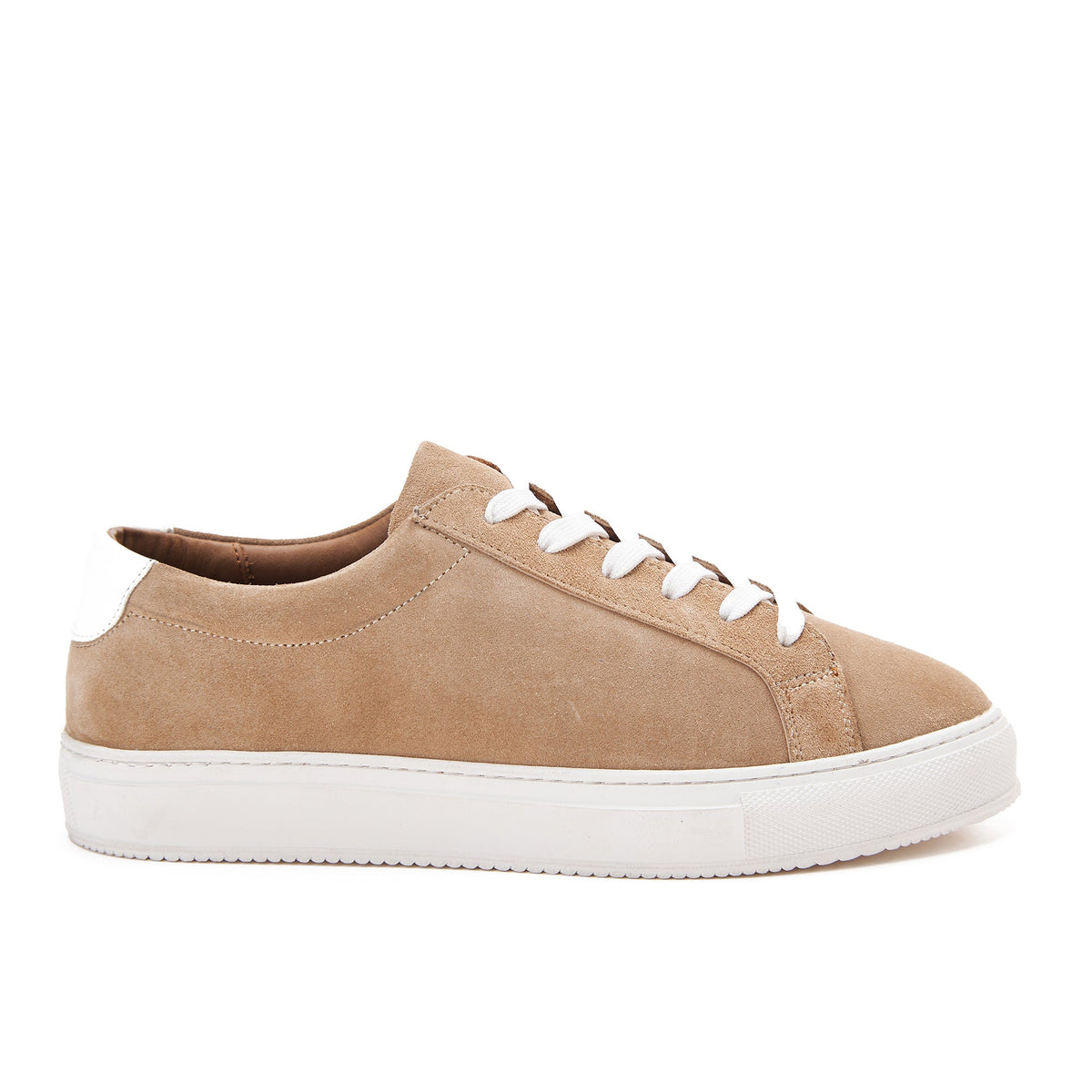 Calf Leather Calf Sneaker — Beige