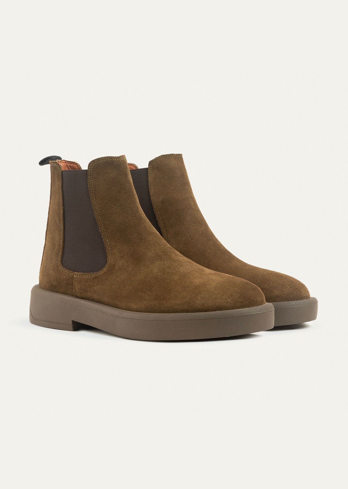 Luxe Leather Chelsea Boot — Olive