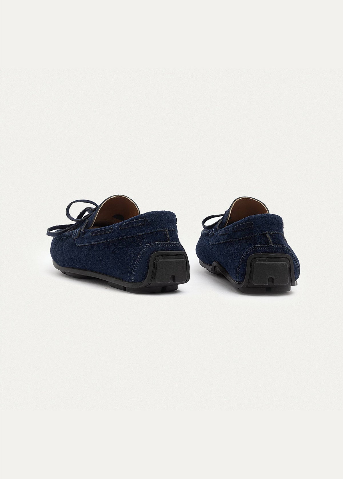 Suede Boat Shoe — Dark Blue