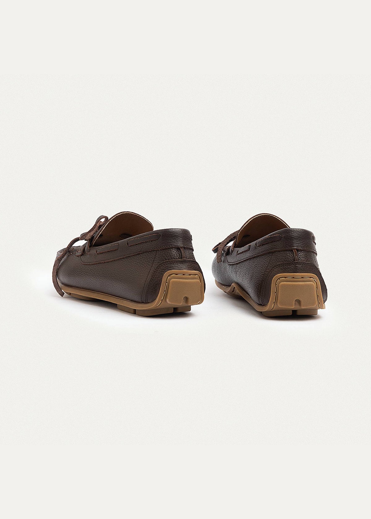 Leather Boat Shoe III — Brown