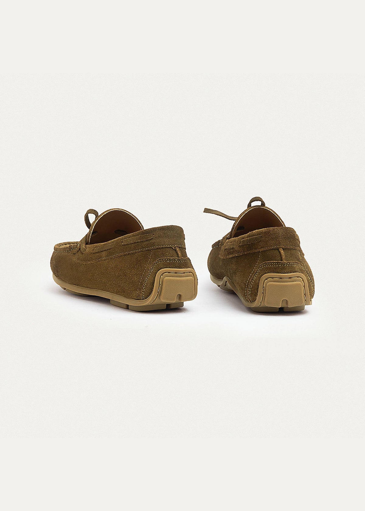 Suede Boat Shoe — Brown