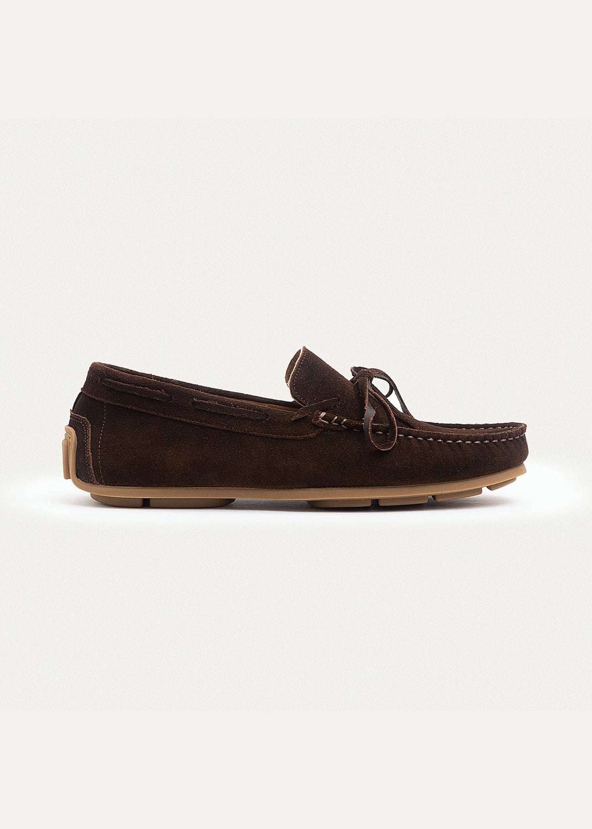 Suede Boat Shoe II — Brown