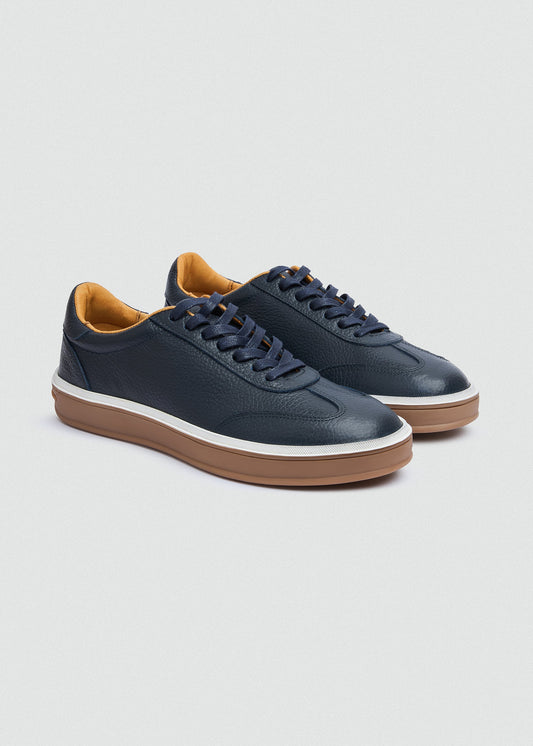 Retro Suede Sneaker II — Navy Blue