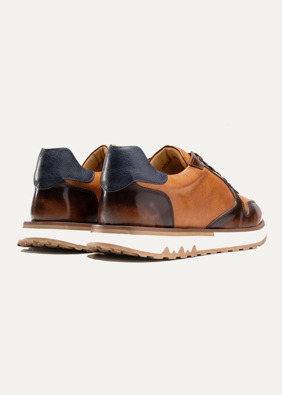 Durable Leather Sneaker — Havana