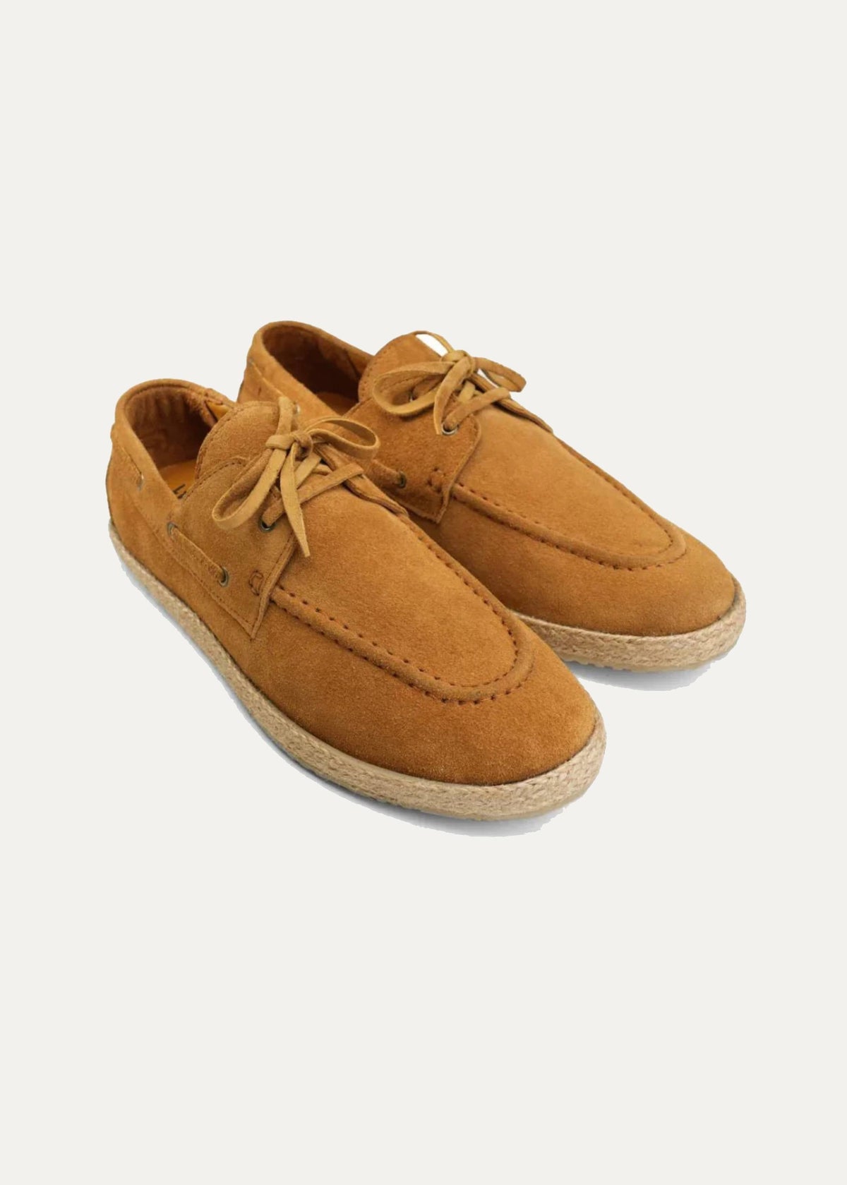Suede Boat Espadrille — Havana