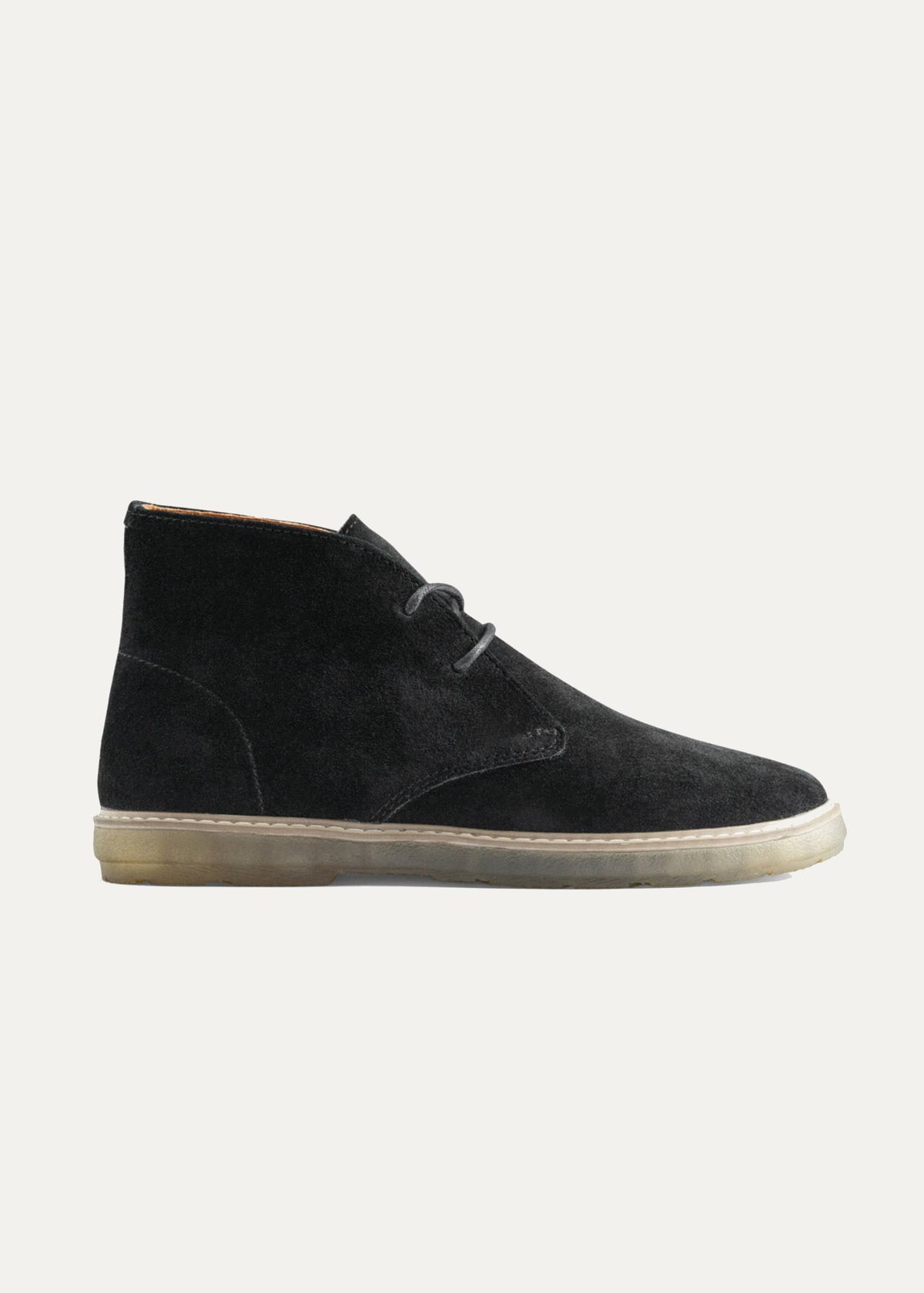 Suede Desert Boot — Black