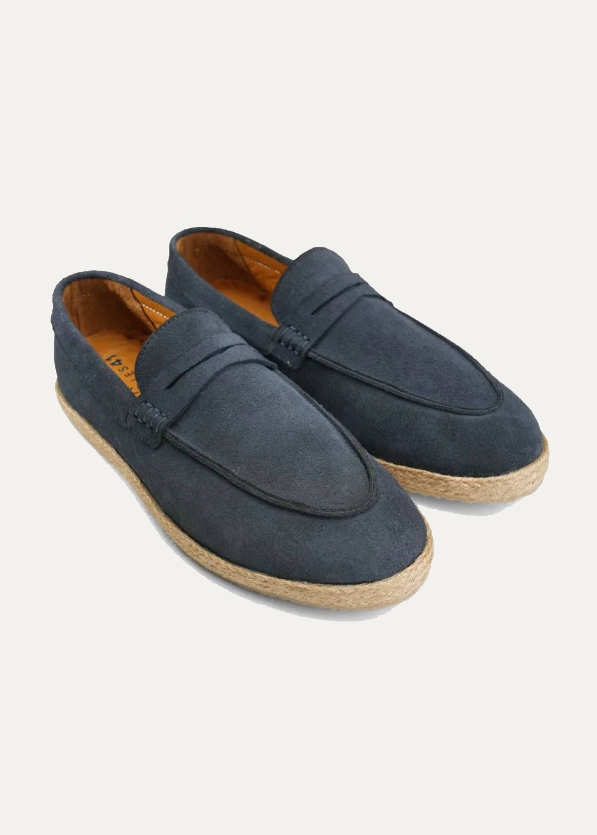 Penny Suede Espadrille — Blue
