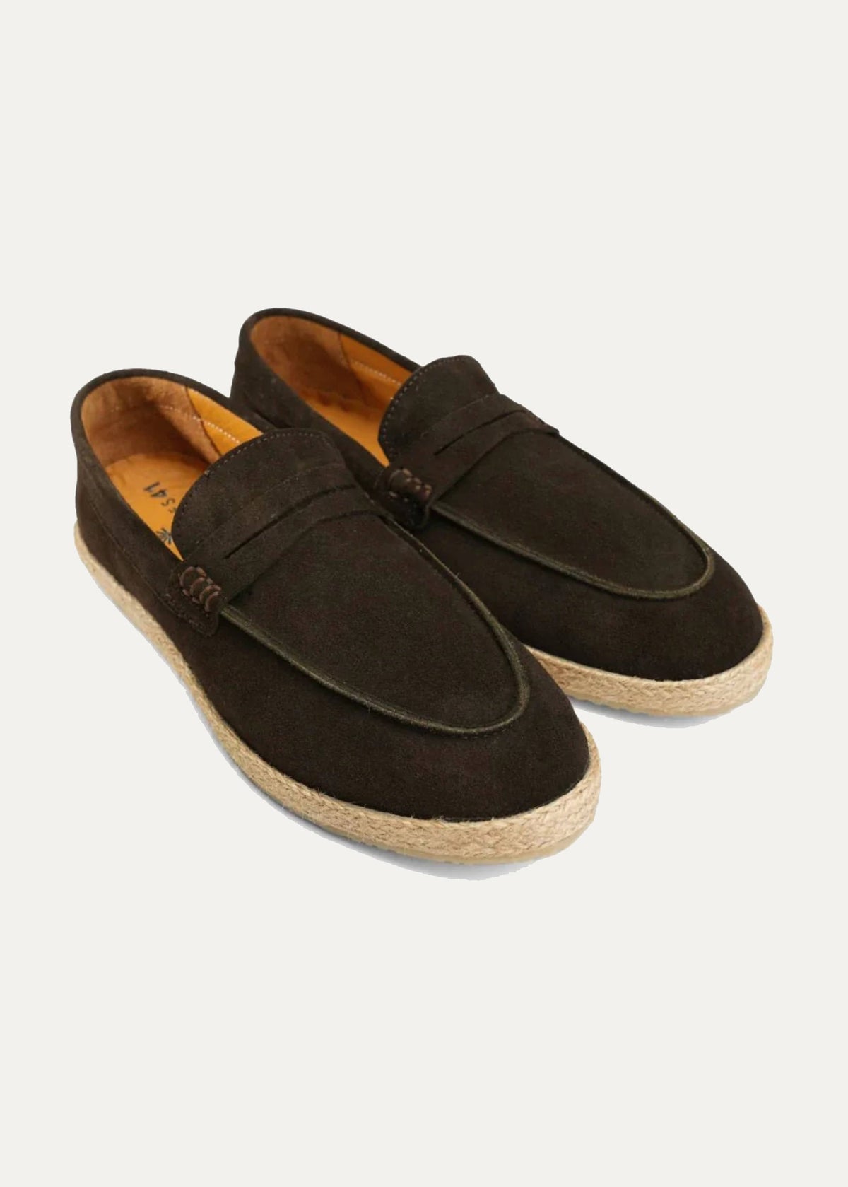 Penny Suede Espadrille — Brown