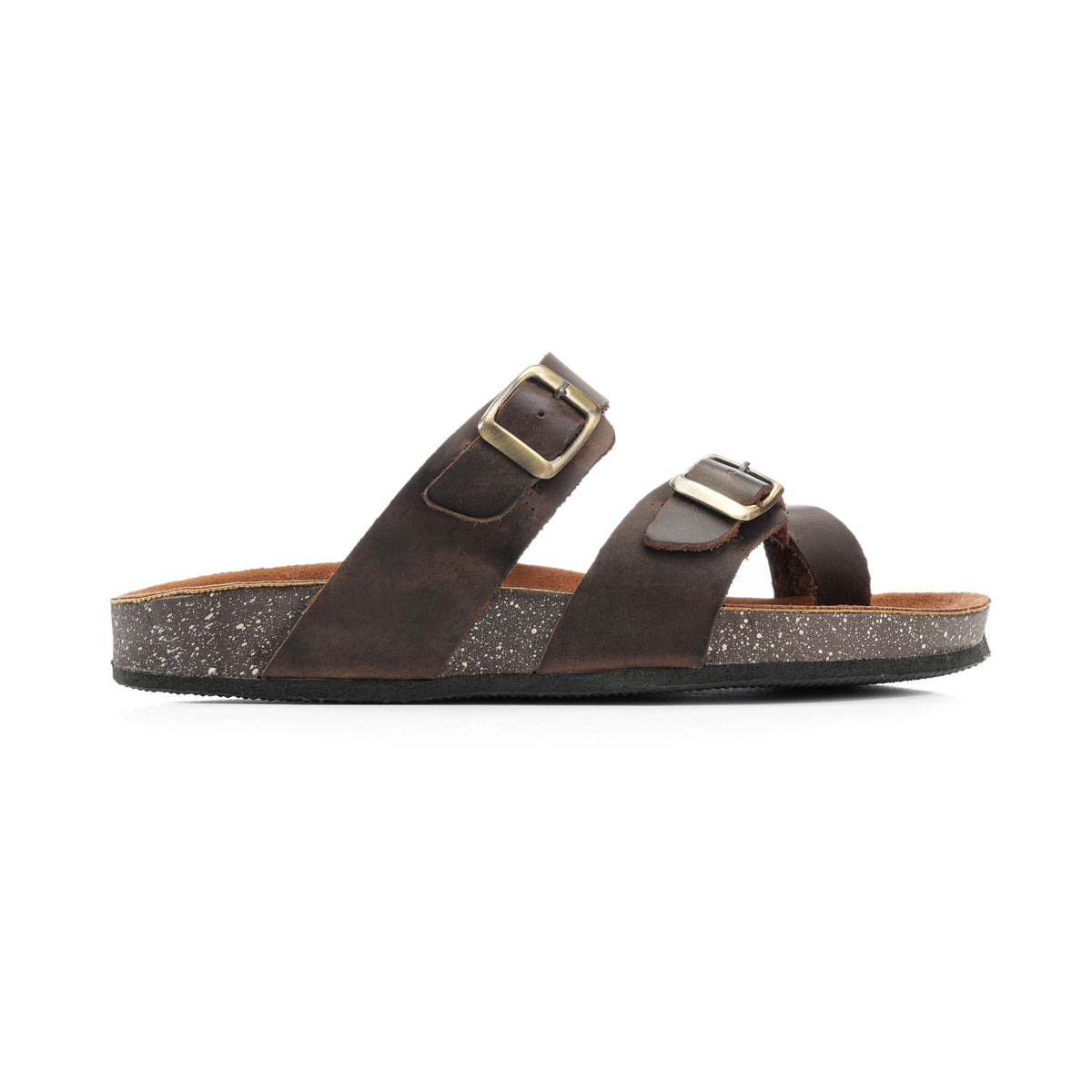 Classic Toe-Loop Sandal — Brown