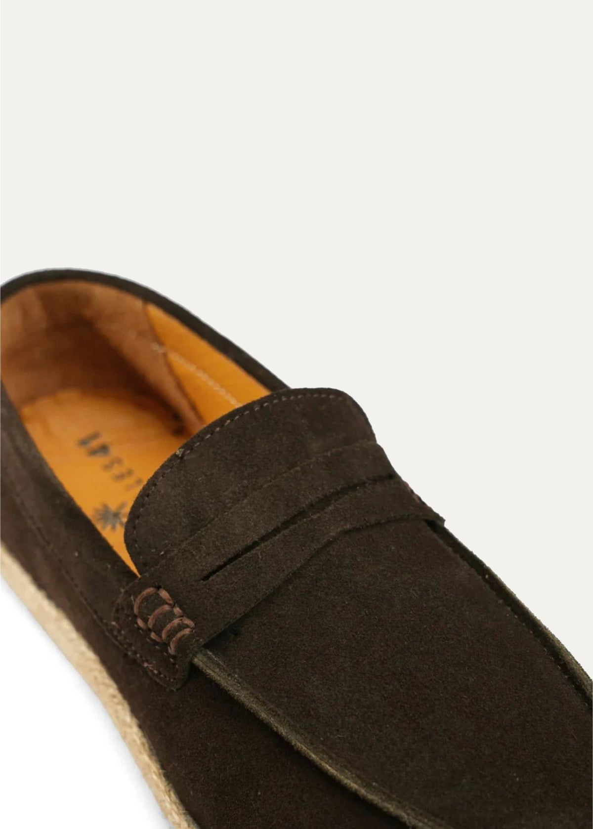 Penny Suede Espadrille — Brown