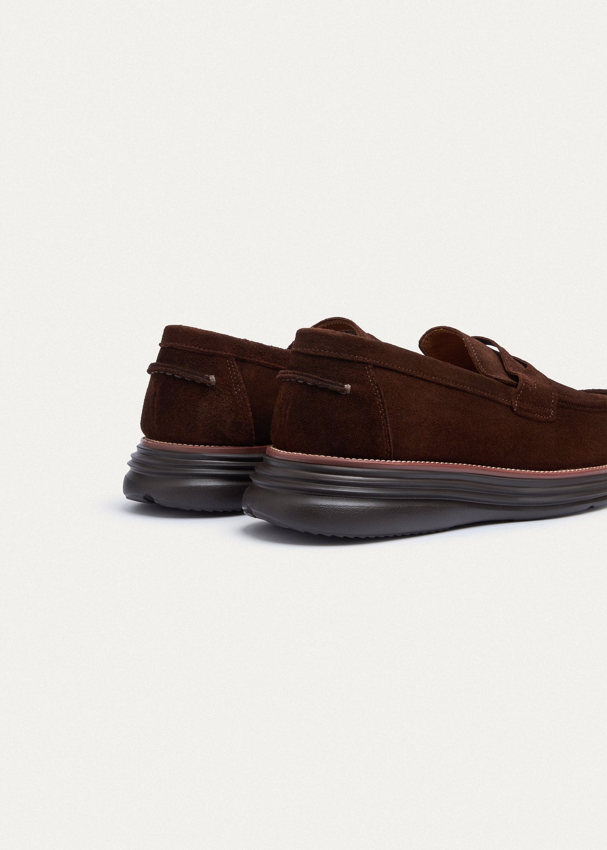 Penny Suede Loafer — Brown
