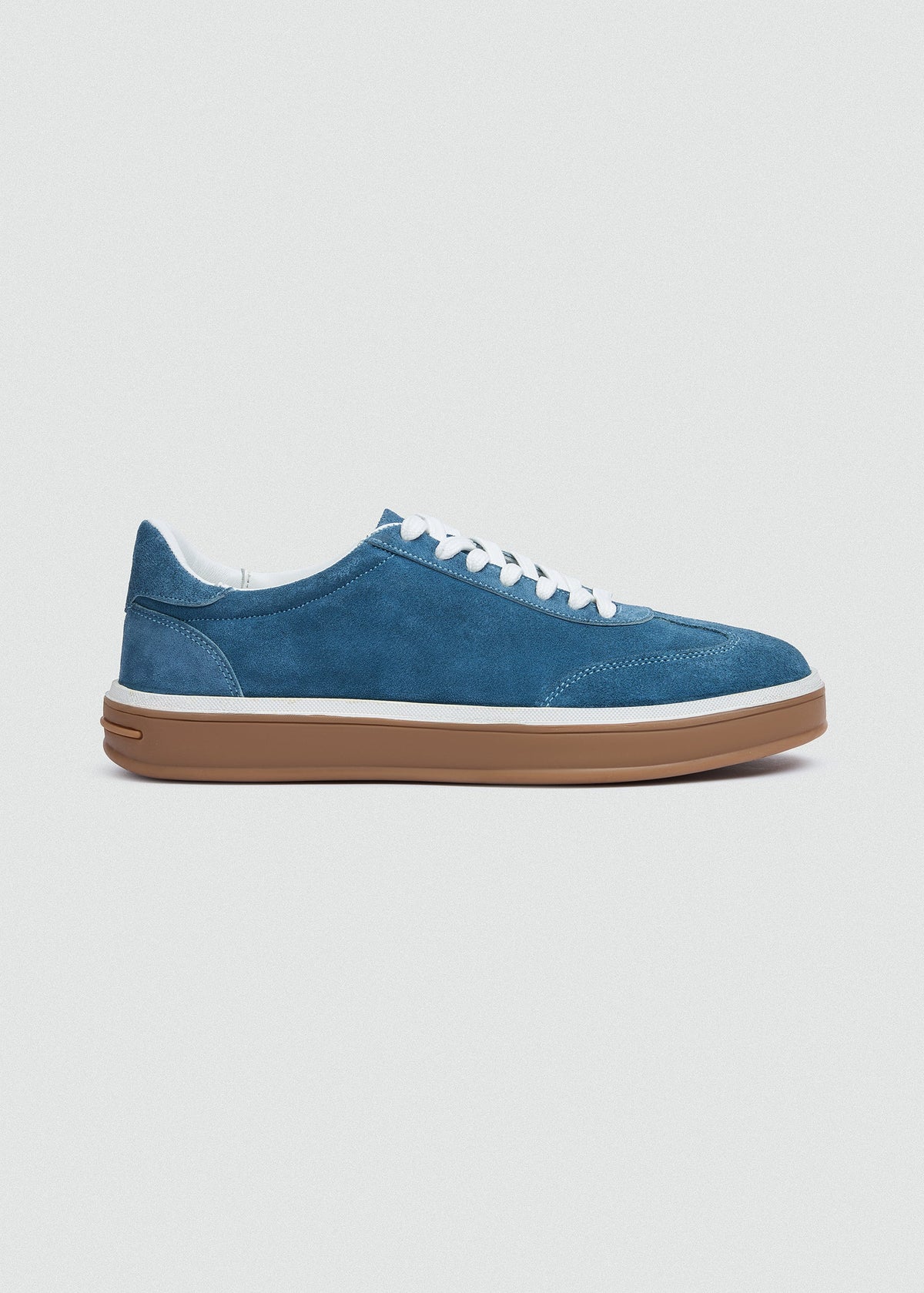 Retro Suede Sneaker — Blue