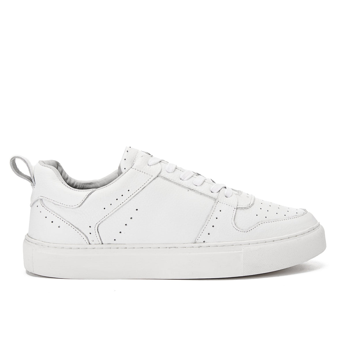 Laces Flat Sneakers — White
