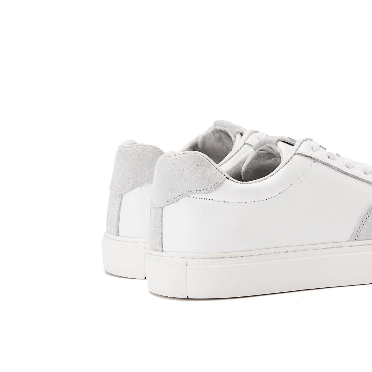Clean Suede Sneaker — White