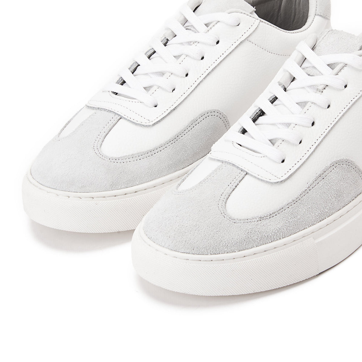 Clean Suede Sneaker — White