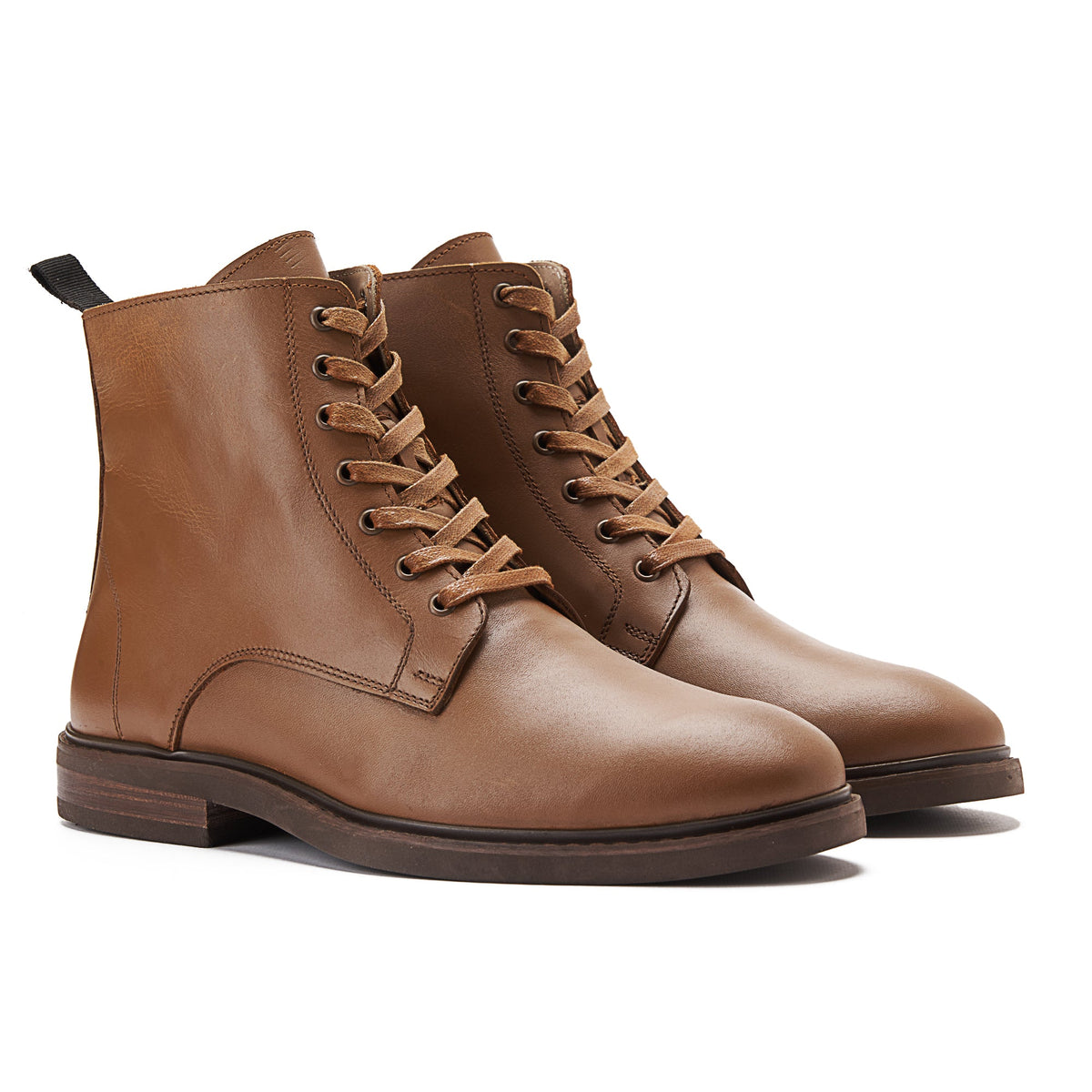 Leather Half Boot — Havana
