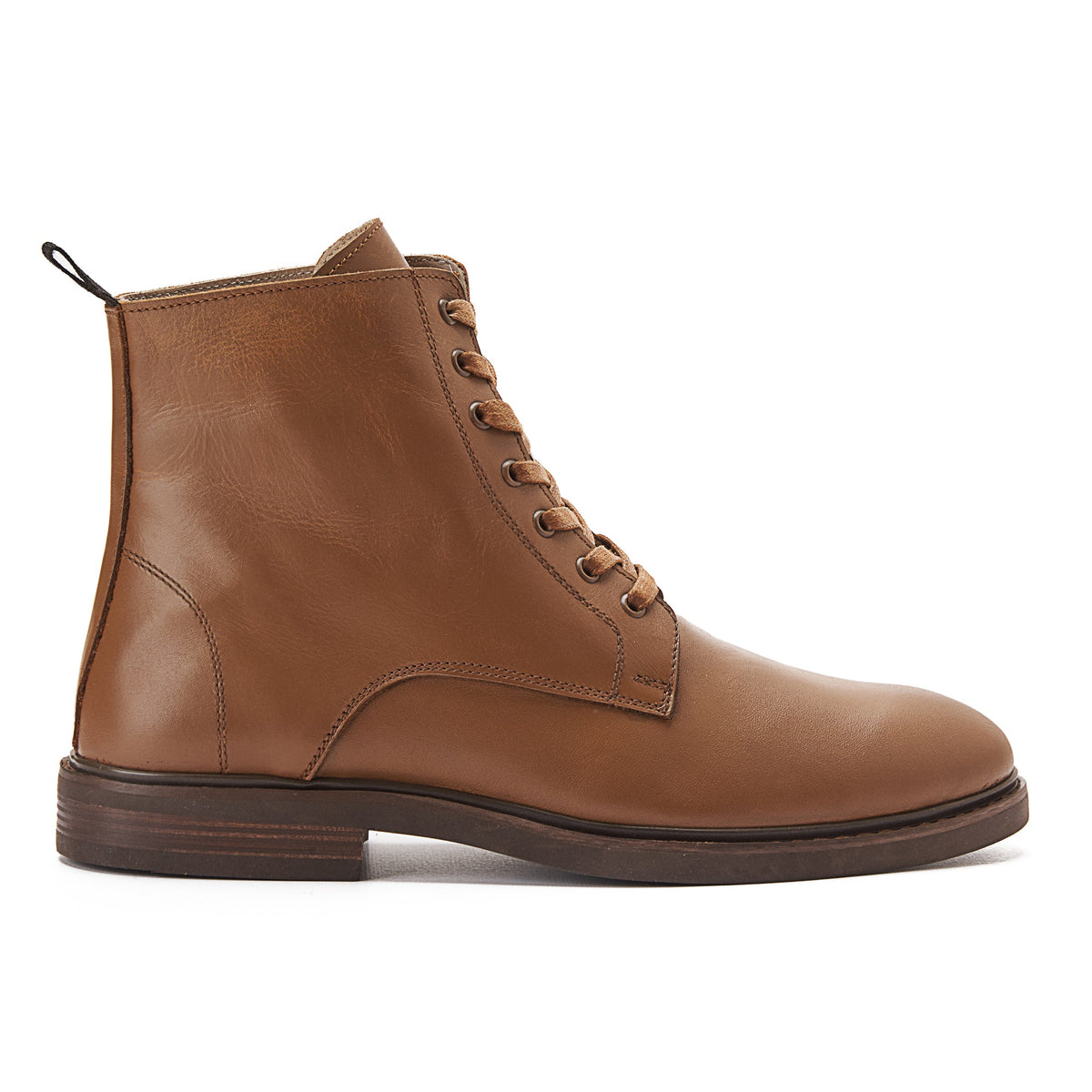 Leather Half Boot — Havana
