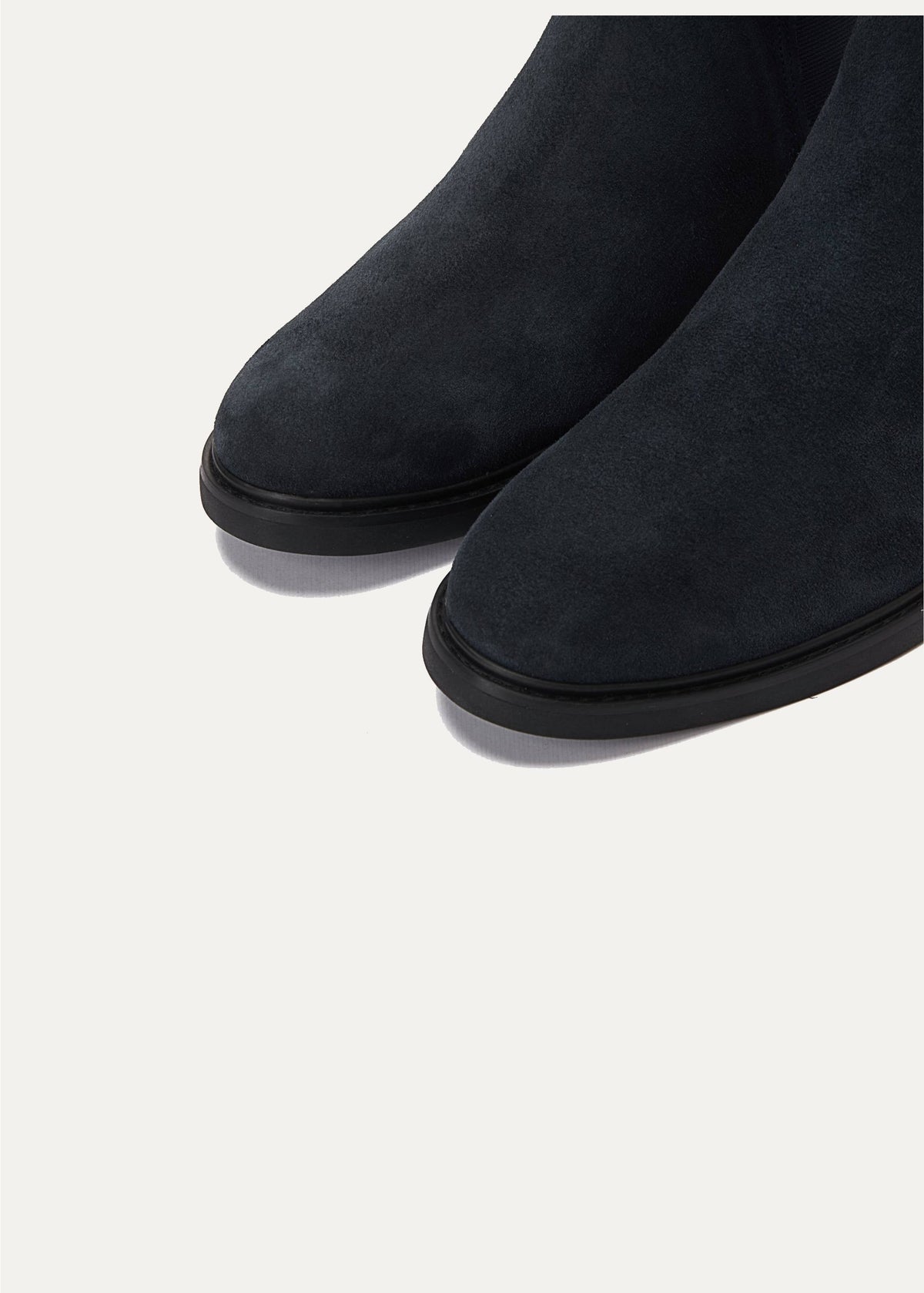 Premium Suede Chelsea Boot — Navy Blue