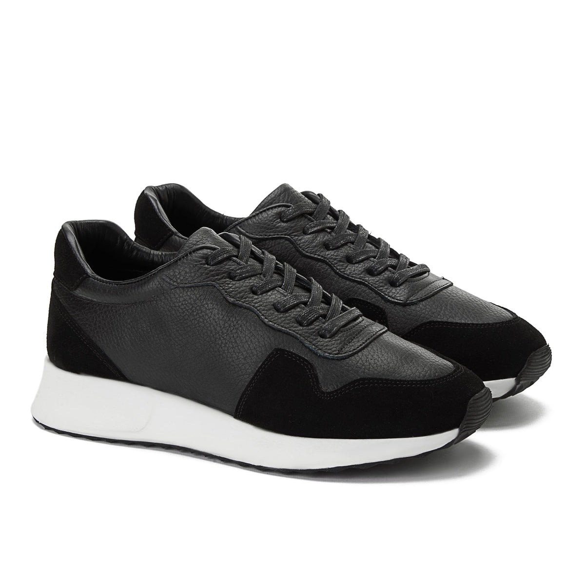 Everyday Suede Sneaker — Black