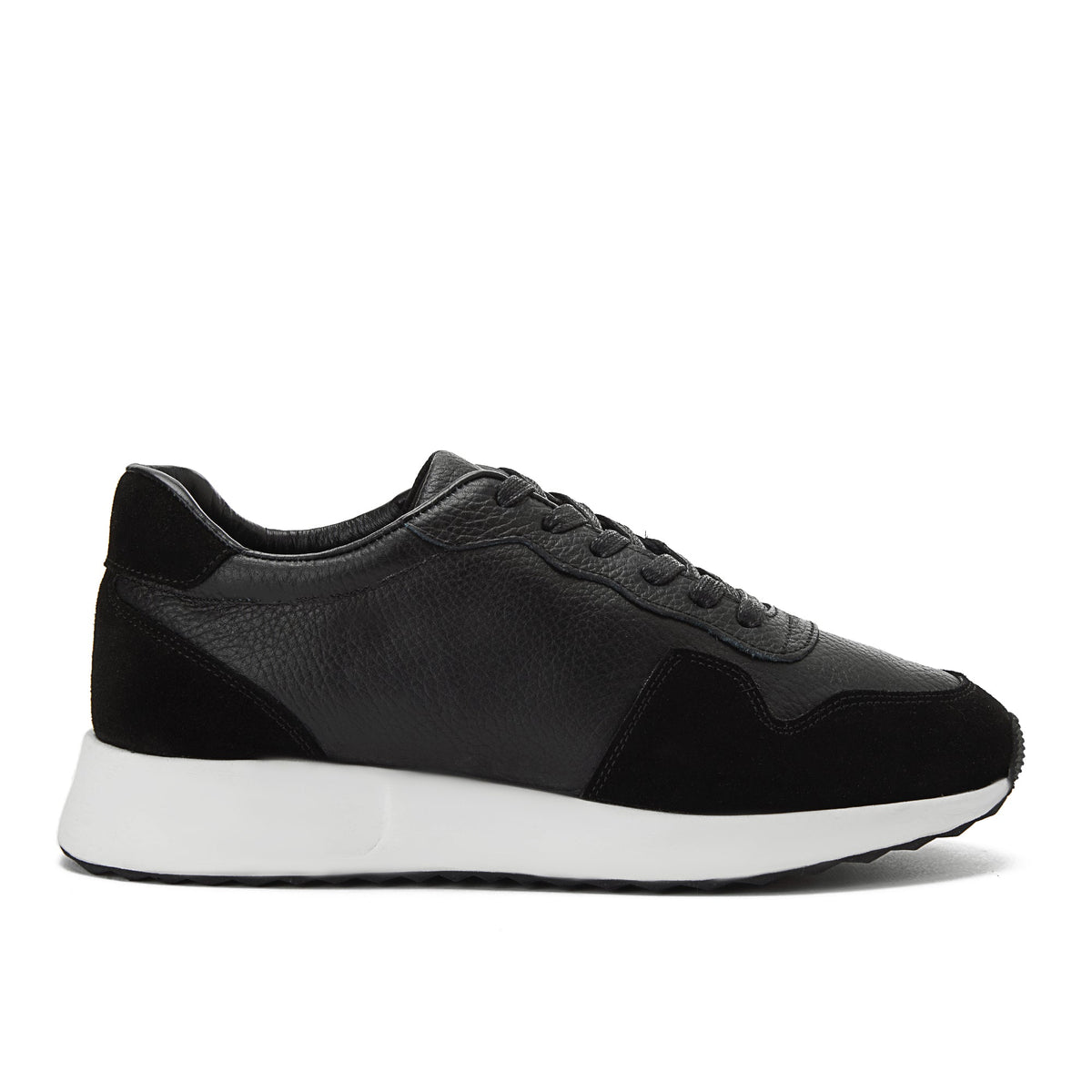 Everyday Suede Sneaker — Black