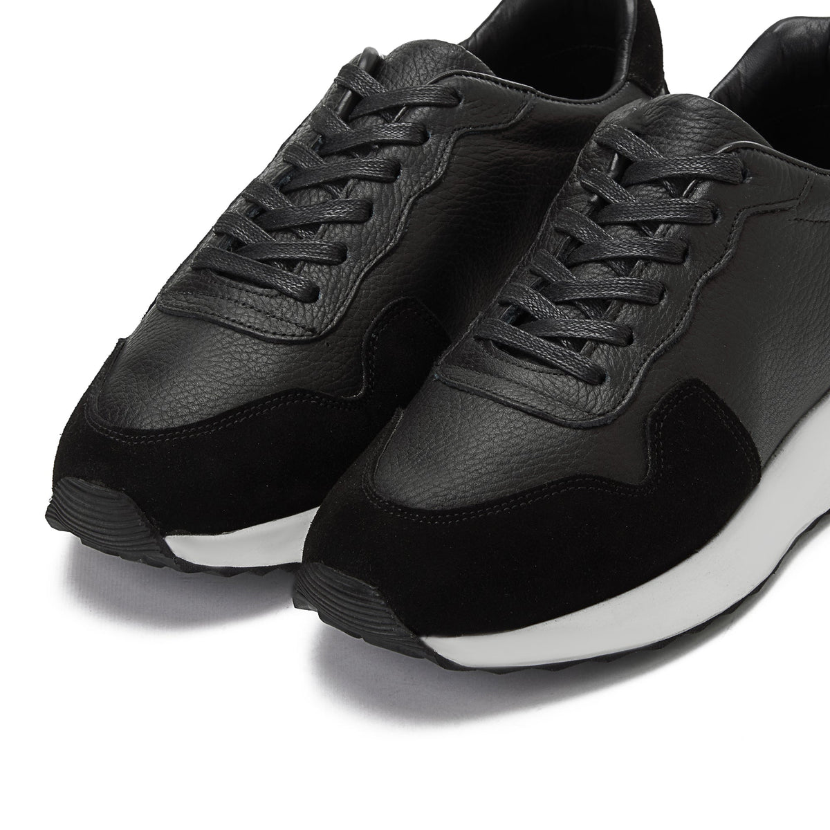 Everyday Suede Sneaker — Black