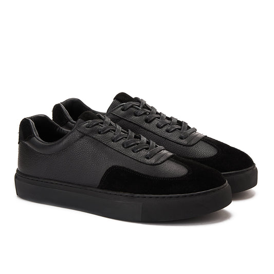 Clean Suede Sneaker — Black