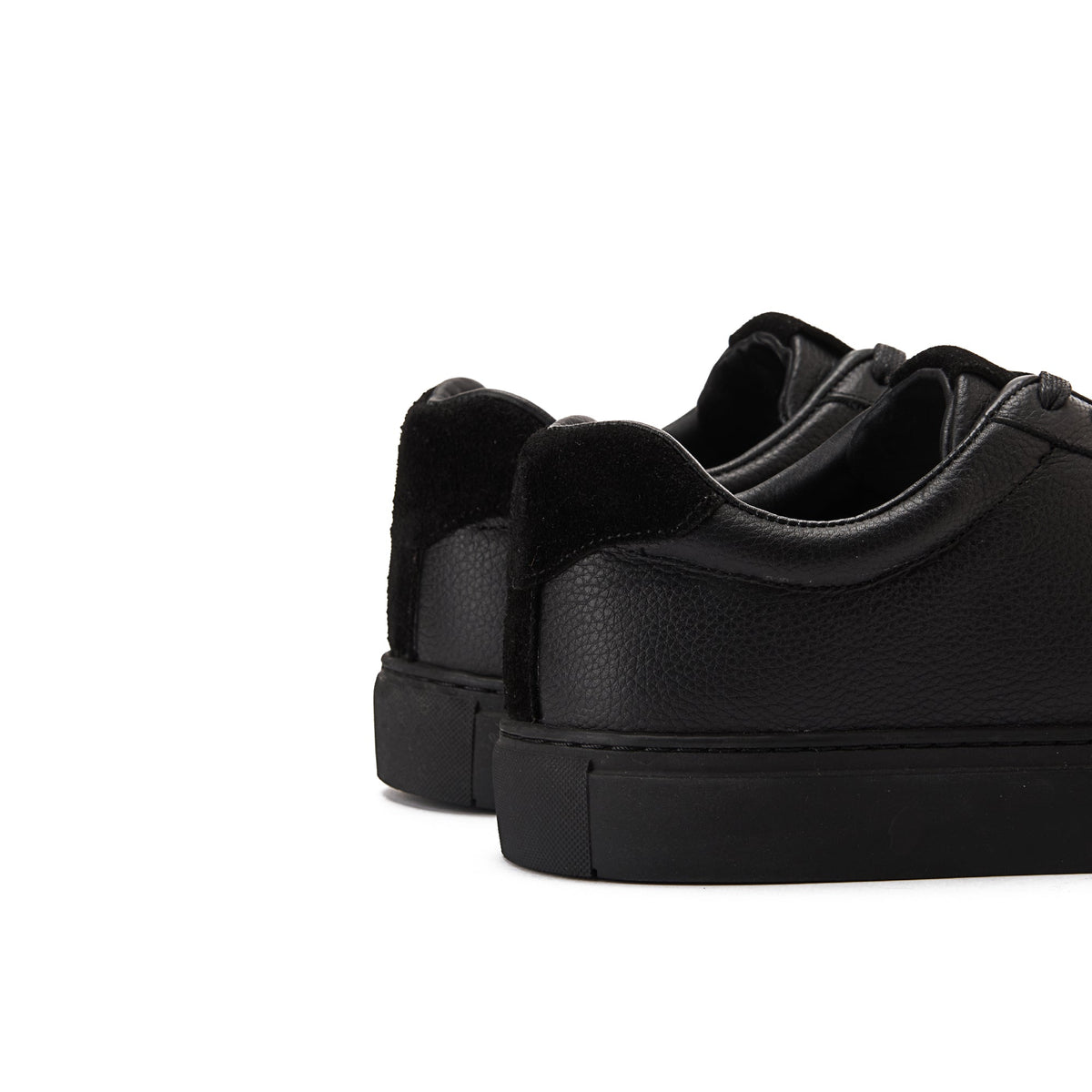 Clean Suede Sneaker — Black