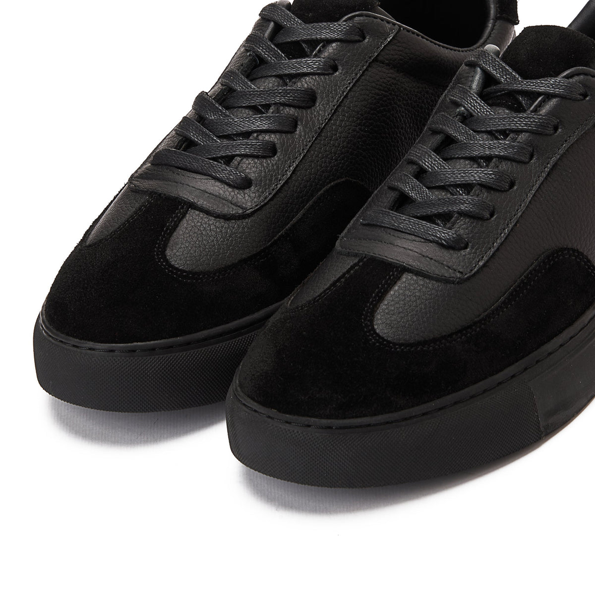 Clean Suede Sneaker — Black