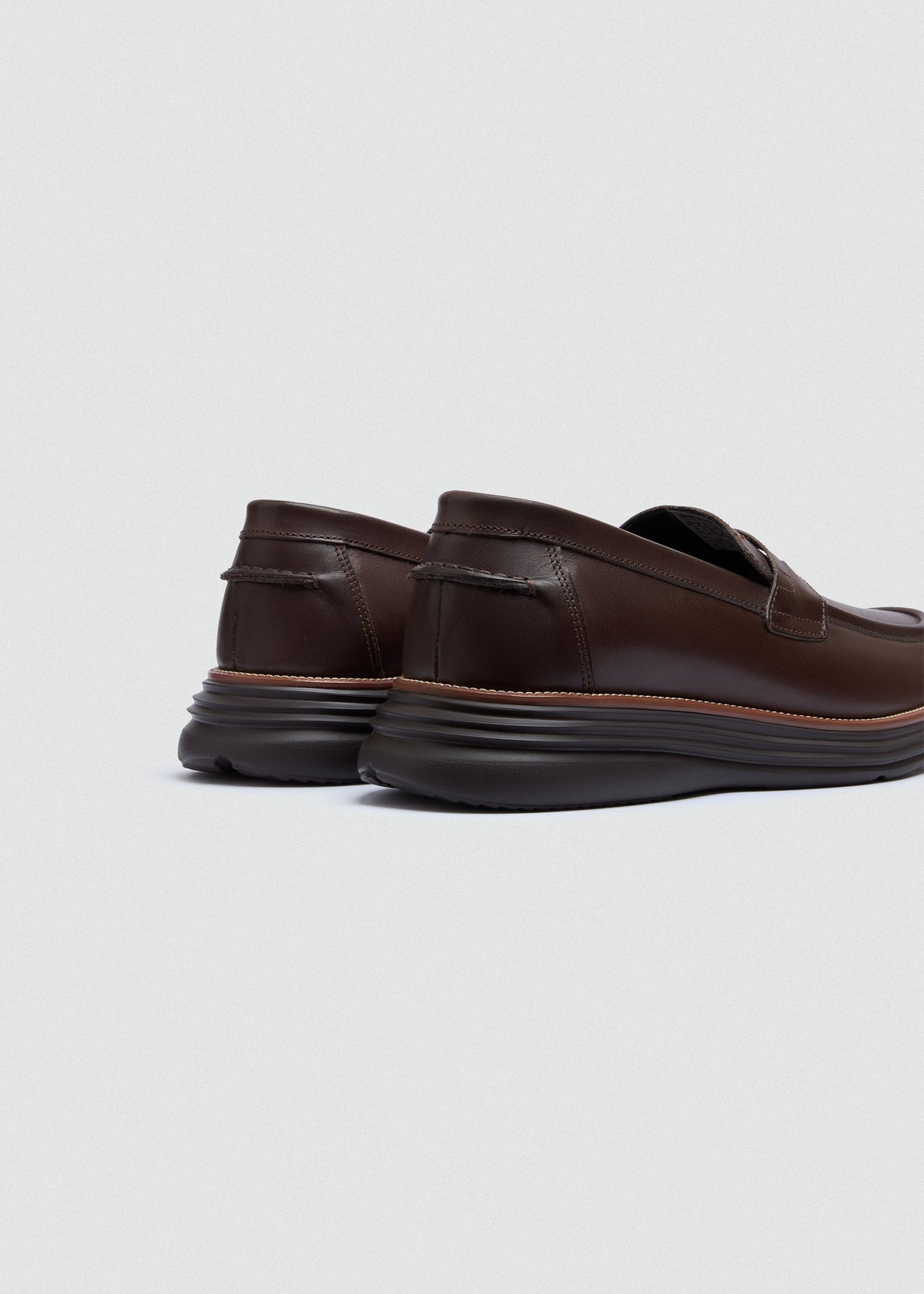 Penny Leather Loafer — Brown