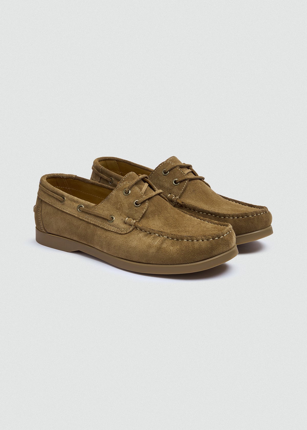 Classic Suede Boat Shoe — Cafe