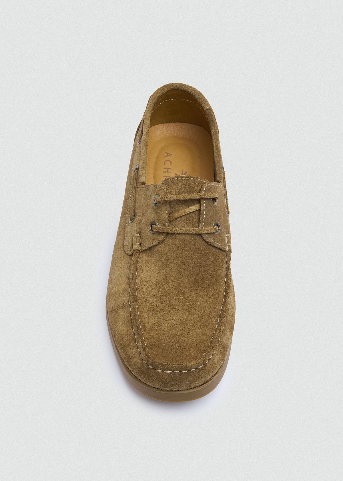 Classic Suede Boat Shoe — Cafe