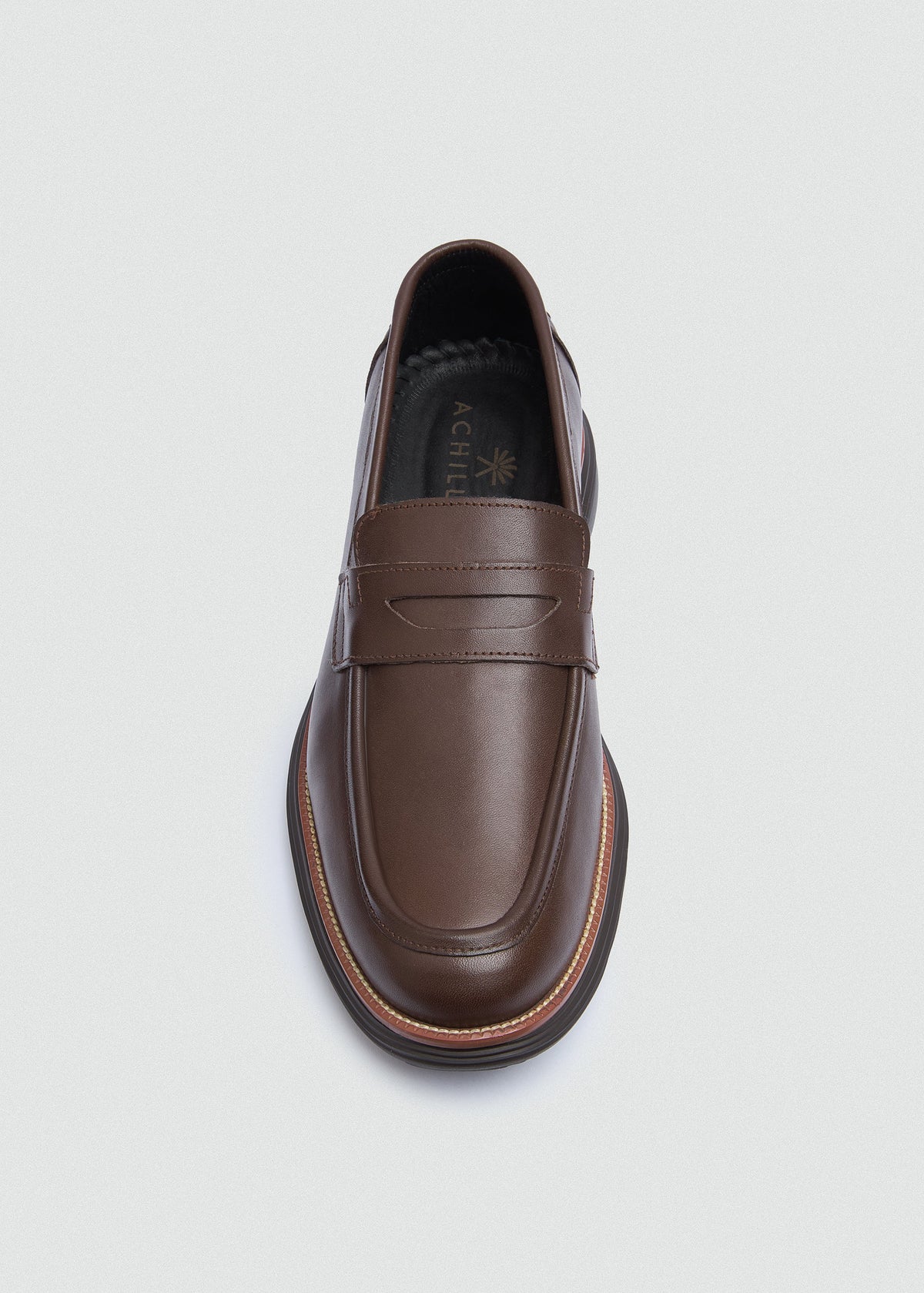 Penny Leather Loafer — Brown