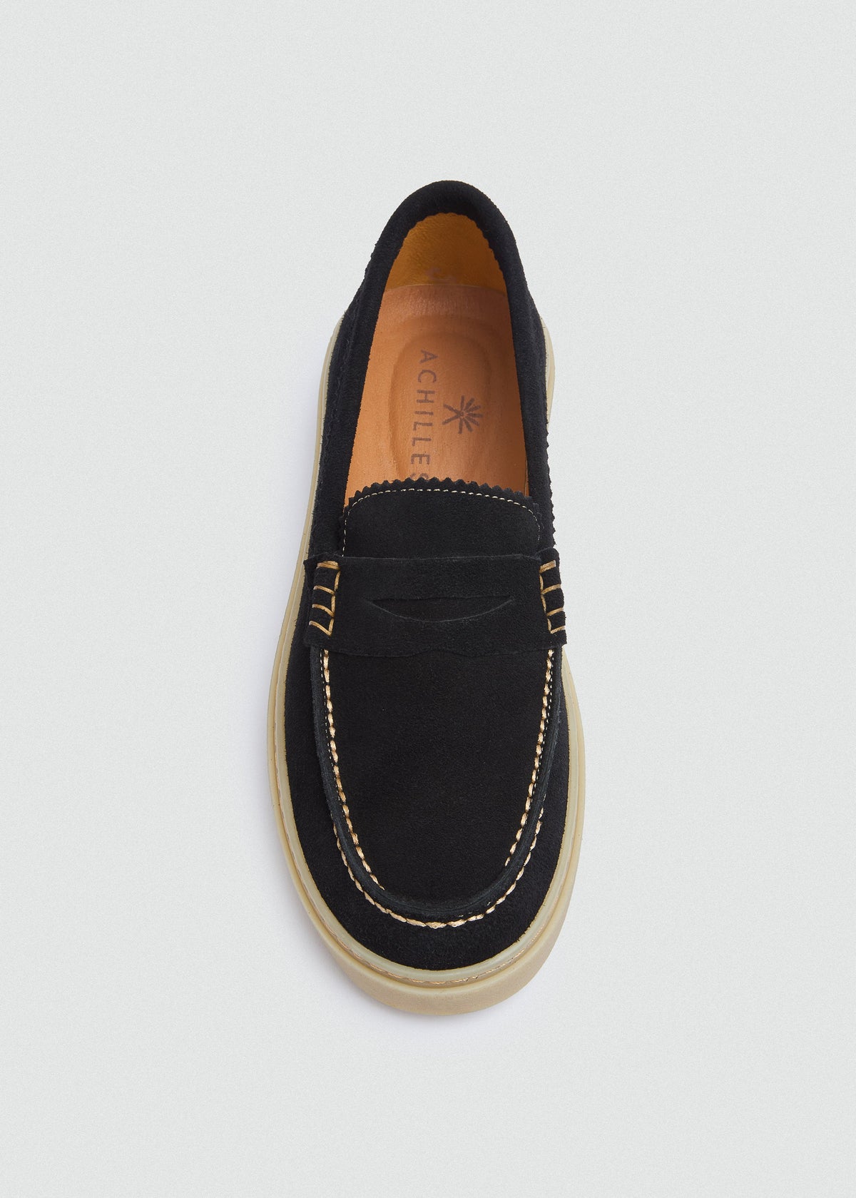 Penny Suede Espadrille — Navy Blue