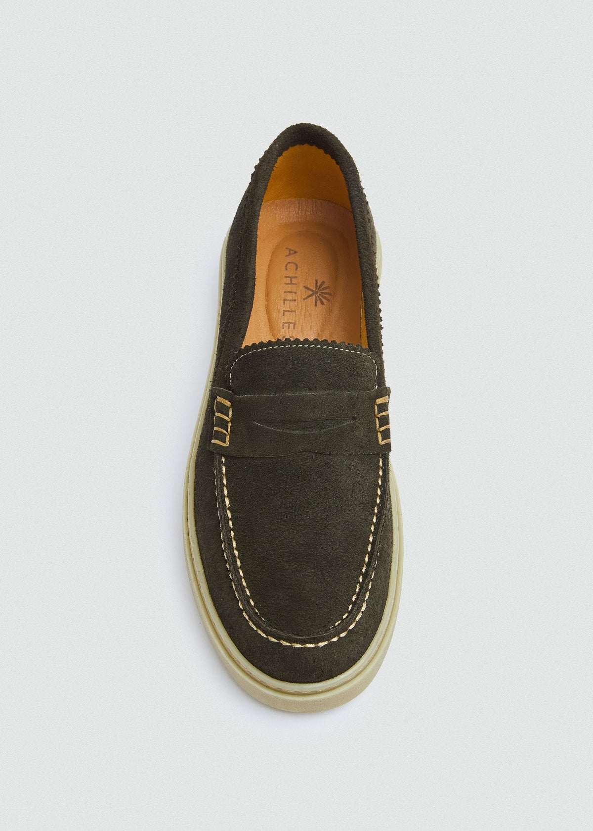 Penny Suede Espadrille — Olive