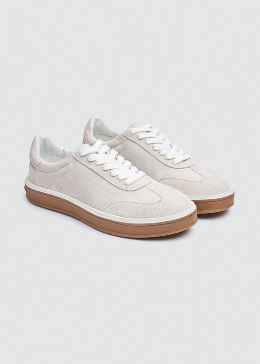 Retro Suede Sneaker — Grey