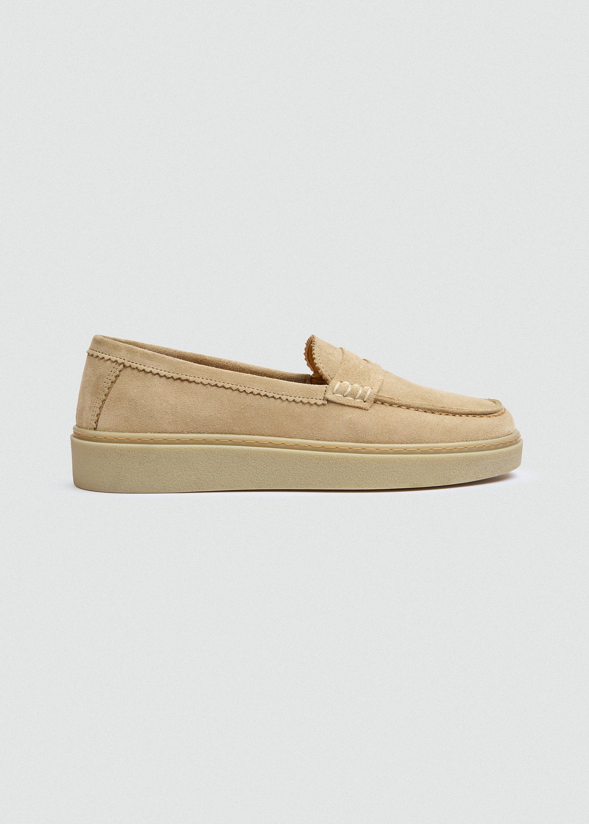 Penny Suede Espadrille II — Beige
