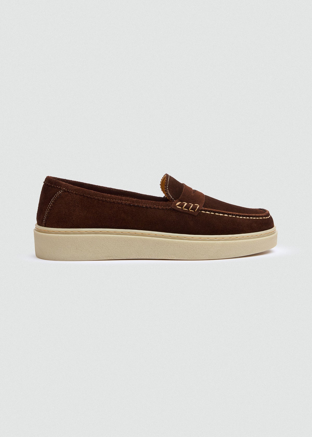 Penny Suede Espadrille II — Brown