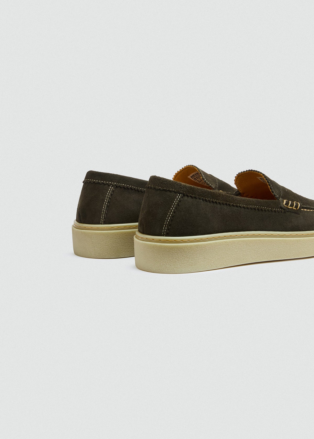 Penny Suede Espadrille — Olive