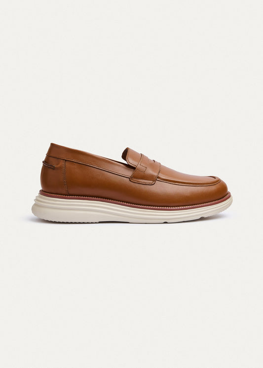 Penny Leather Loafer — Tan