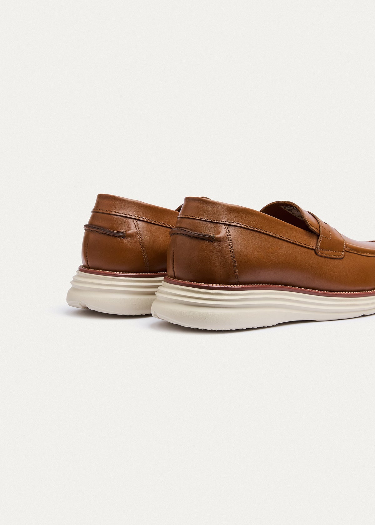 Penny Leather Loafer — Tan