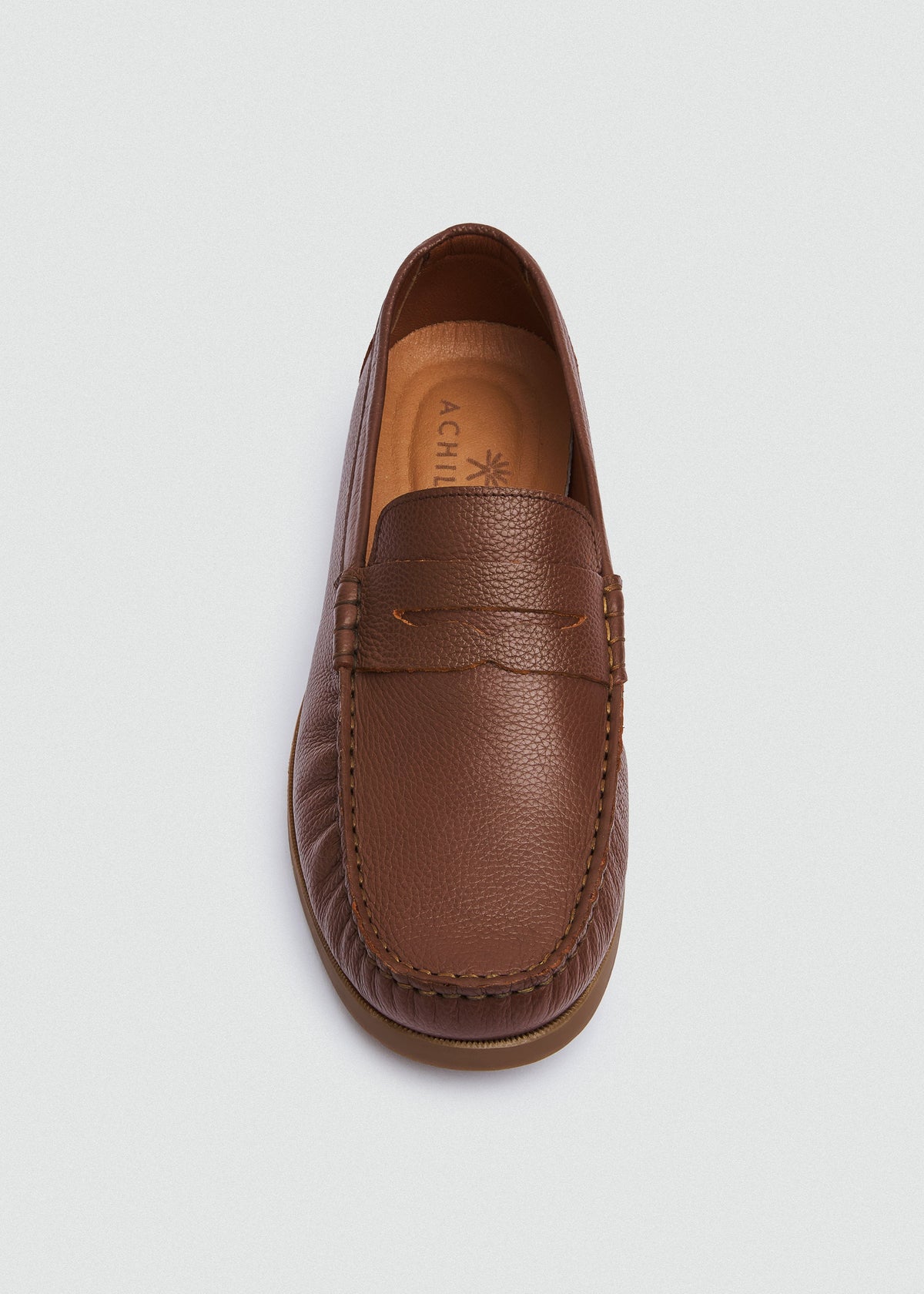 Classic Leather Boat Shoe — Light Brown