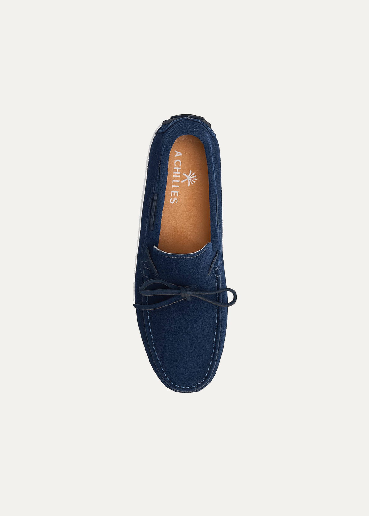 Suede Boat Shoe — Dark Blue